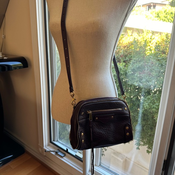 Rebecca Minkoff Crossbody Deep Purple like new condition medium size - Picture 10 of 10